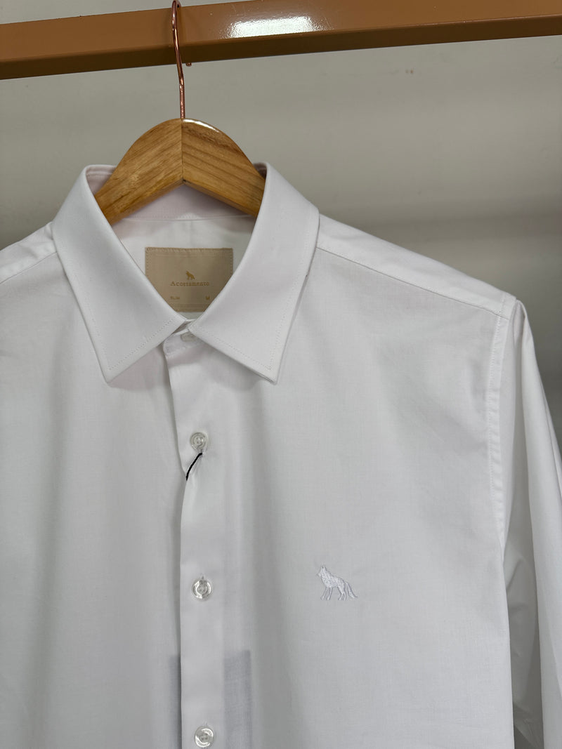 Camisa Social Manga Longa Acostamento