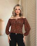 Blusa Pó de Canella Crepe